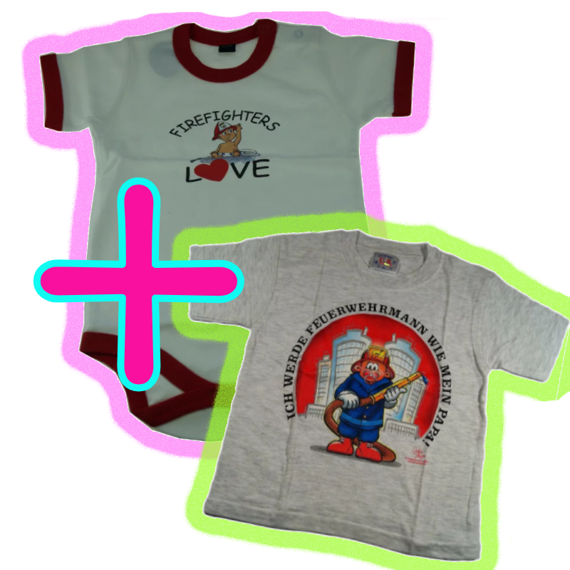 Baby Body 'FIREFIGHTERS LOVE' & T-Shirt